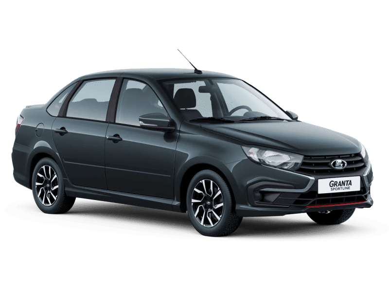Купить Lada Granta Sportline в Тюмени - СЕРЕБРИСТО-ТЕМНО-СЕРЫЙ "БОРНЕО" (633) - МЕТАЛЛИК